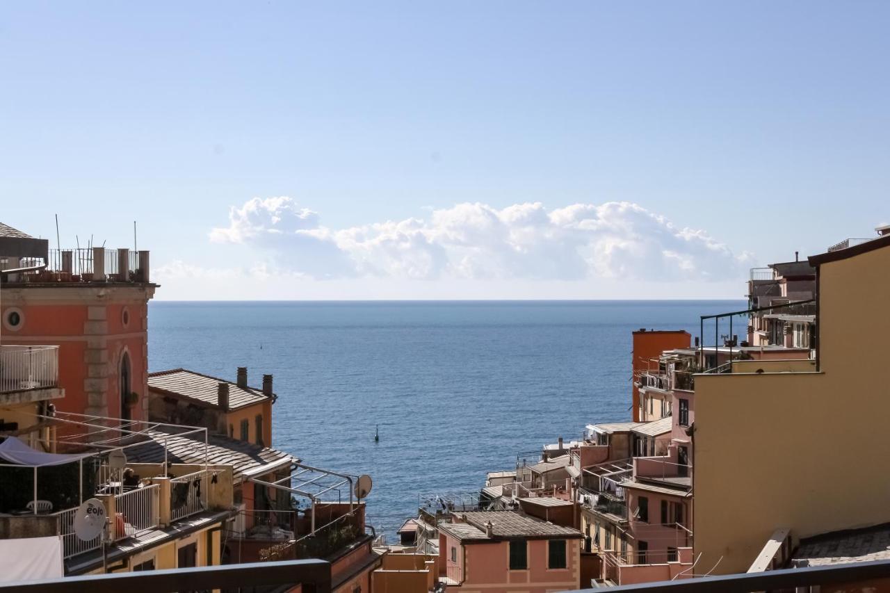 Appartamento Cà Vivaldi penthouse 5terreparco Riomaggiore Esterno foto